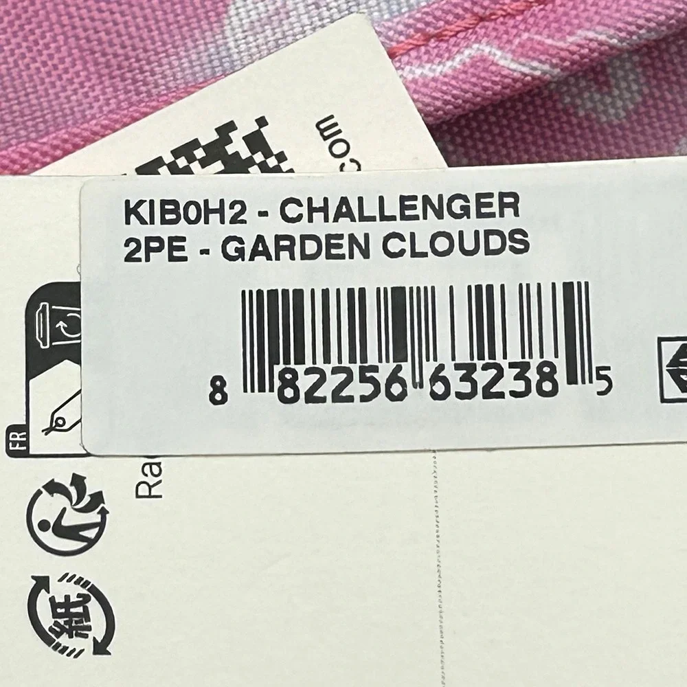 Kipling Challenger Women's Small Backpack Garden Clouds Butterfly & Floral Theme